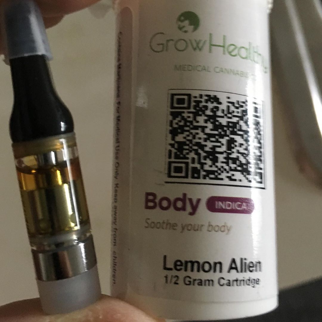 lemon alien cartridge by growhealthy vape review by indicadam