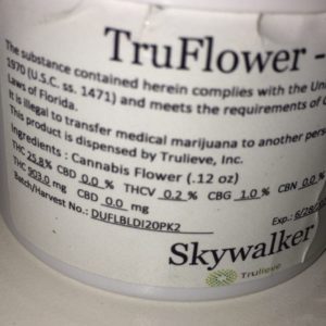 skywalker og truflower jar strain review by indicadam