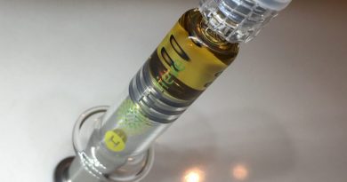 banana kush distillate truclear from trulieve concentrate review by indicadam