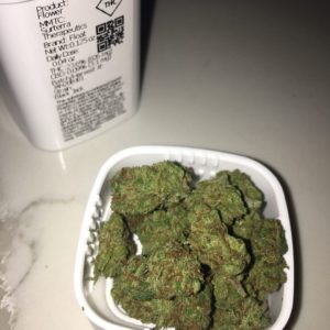 black jack flower by floatyourlife from surterra wellness thc percentage label by indicadam