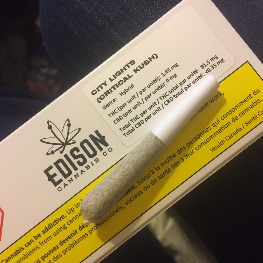 Strain Review: City Lights (Critical Kush) by Edison Cannabis Co. - The ...