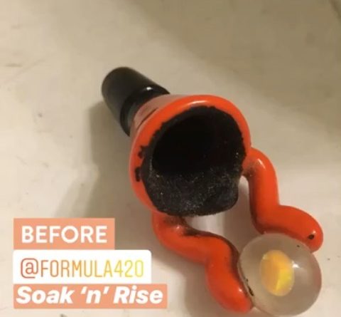 formula 420 soak n rinse bong cleaner review by thecoughingwalrus before