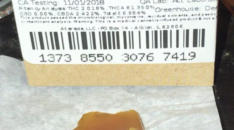 gelato sunrock shatter from gold leaf concentrate review by nightmare_ro