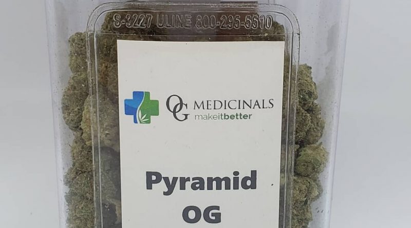 pyramid og flower jar by og medicinals strain review by cannaquestions