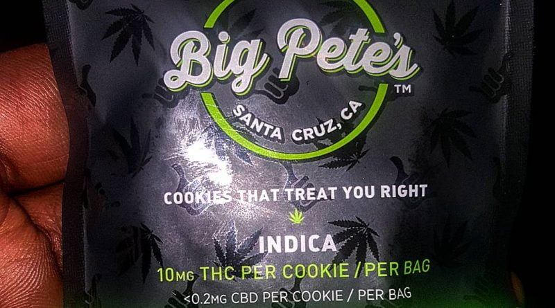 big pete's chocolate chip cookie edible review by sjweedreview