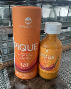 cannabis infused pique hot sauce by tropizen edible review by trippietropical