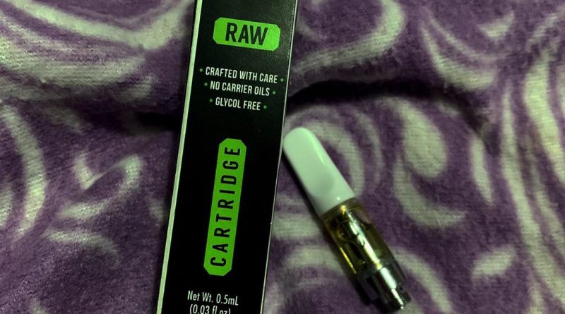 cannaid vape raw triple distillate cartridge vape review by trippietropical