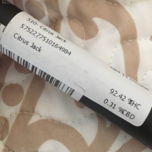 citrus jack cartridge by one plant fl thc percentage cartridge review by indicadam