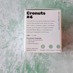 cronuts #4 by pts pure flower strain review by upinsmokesession