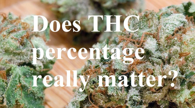 does thc percentage really matter