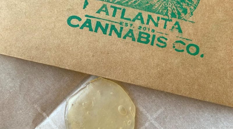 god's gift shatter by atlanta cannabis co concentrate review by thatcutecannacouple