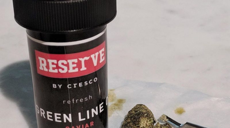 green line og caviar by reserve by cresco strain review by upinsmokesession