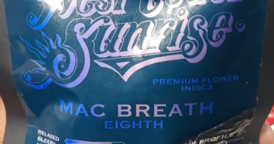 mac breath by west coast sunrise strain review by sjweedreview