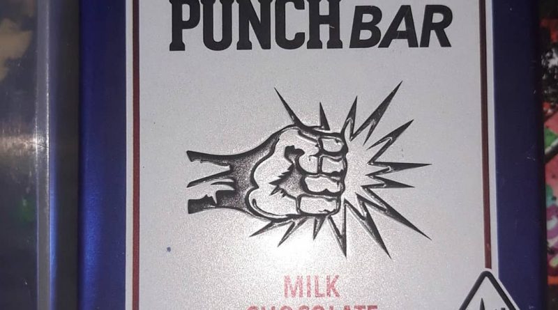 milk chocolate punch bar by punch edibles review by sjweedreview