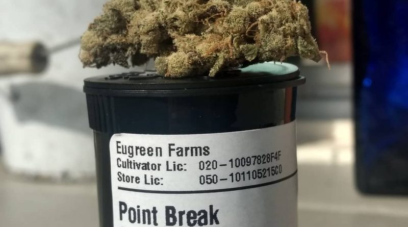 point break by eugreen farms strain review by pdxstoneman