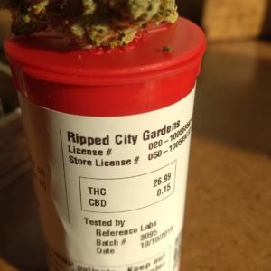 quad dawg by ripped city gardens thc percentage label strain review by pdxstoneman