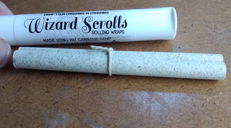 wizard scrolls hemp blunt wraps rolling review by pdxstoneman