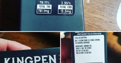 cali-o cartridge by kingpen vape review by sticky_haze420