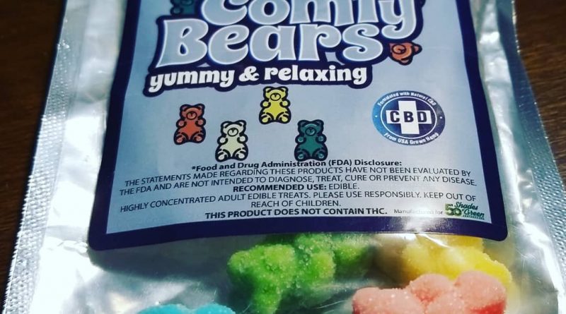 cbd comfy bears by 50 shades of green edible review by sticky_haze420