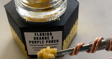 florida orange x purple punch budder by revolution cannabis concentrate review by upinsmokesession
