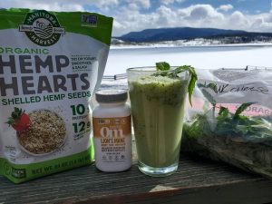 hemp seed and pot leaf smoothie recipe by cannaquestions ingredients