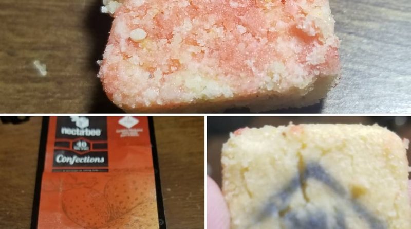 nectarbee strawberry shortcake bar edible review by sticky_haze420