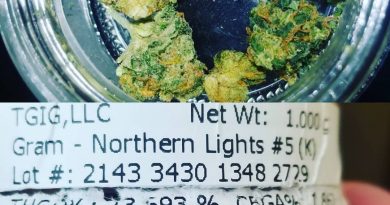 northern lights #5 from acres cannabis strain review by sticky_haze420