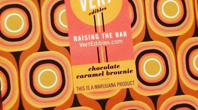 vert chocolate caramel brownies by VERT EDIBLES review by sticky_haze420