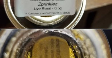 zprinklez live resin by beezle extracts concentrate review by sticky_haze420