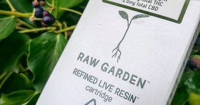 afternoon delight live resin cartridge by raw garden vape review by herbtwist