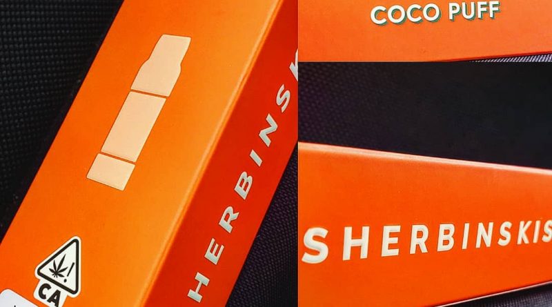 coco puff cartridge by SHERBINSKIS vape review by herbtwist