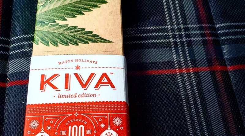 peppermint bark chocolate by kiva edible review by herbtwist