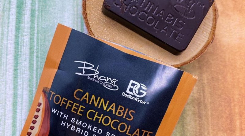 toffee chocolate by bhang edible review by upinsmokesession