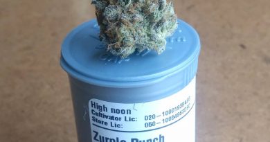 zurple punch by high noon cultivation strain review by pdxstoneman