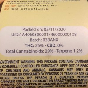 bananimal by Greenline Organics strain review by trunorcal420 3