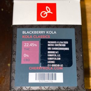 blackberry kola by cherry kola farms strain review by trunorcal420 2