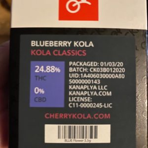 blueberry kola by cherry kola farms strain review by trunorcal420 3
