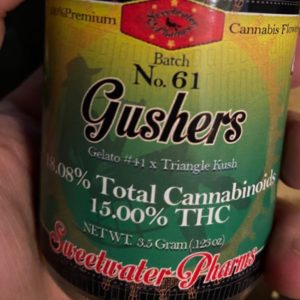 gushers by sweetwater pharms strain review by trunorcal420 2