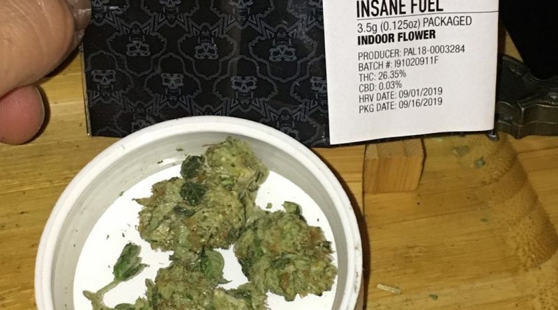 insane fuel by greenthumb farmz strain review by trunorcal420