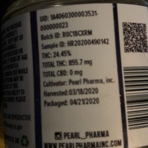 romulan by pearl pharma strain review by trunorcal420 3