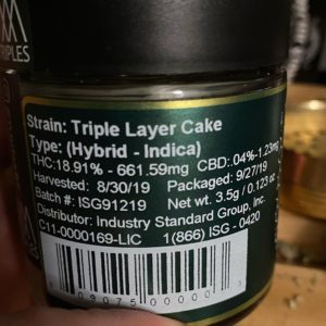 triple layer cake by triples strain review by trunorcal420 3
