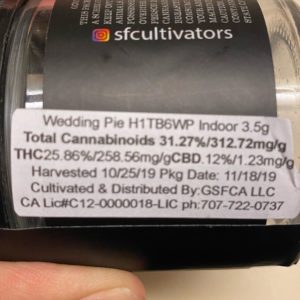 wedding pie by sf cultivators strain review by trunorcal420 3