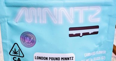 london pound minntz from cookies melrose strain review by thefirescale