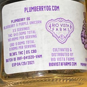 plumberry og by rio vista farms strain review by trunorcal 2