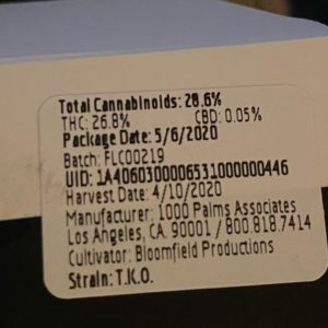 t.k.o. by west coast cure strain review by trunorcal420 3