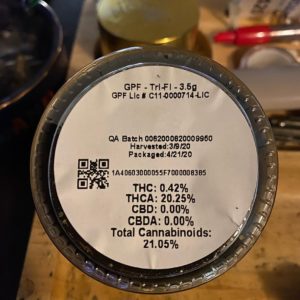tri-fi by grizzly peak strain review by trunorcal420 2