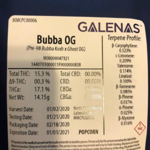 bubba og by galenas strain review by greenbuckeyereviews 2