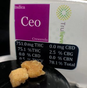 crescendo crumble from trulieve concentrate review by shanchyrls