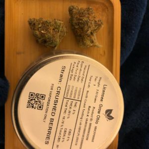 crushed berries by butterfly effect strain review by greenbuckeyereviews 2