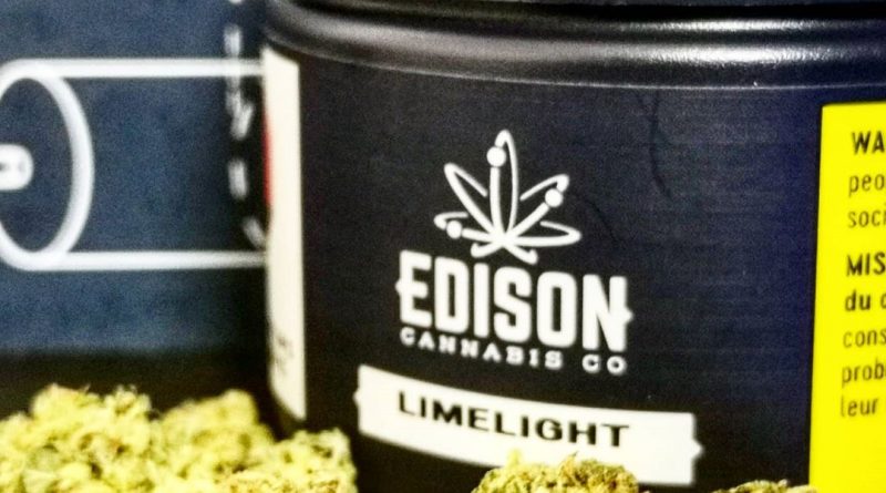 limelight by edison cannabis co. strain review by cannasteph